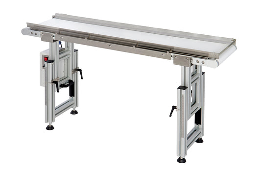 Chariot de sortie - Master In-line production systems Output conveyor belt