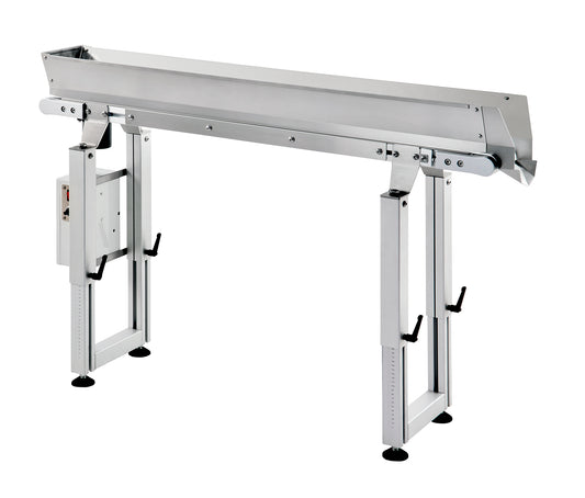 Chariot d'entrée - Master In-line production systems Iutput conveyor belt